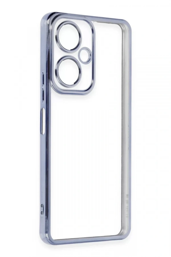 Vivo Y27 Kılıf Lensli Silikon - Açık Mavi