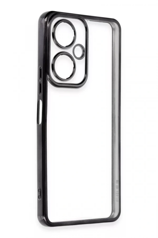 Vivo Y27 Kılıf Lensli Silikon - Siyah