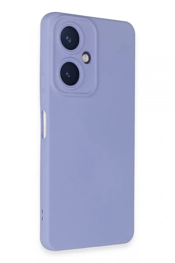Vivo Y27 Kılıf Nano içi Kadife Silikon - Lila