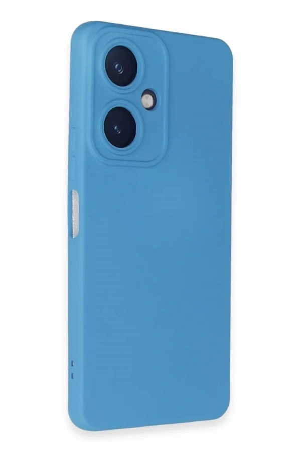 Vivo Y27 Kılıf Nano içi Kadife Silikon - Mavi
