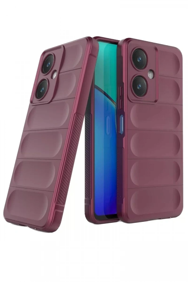 Vivo Y27 Kılıf Optimum Silikon - Bordo
