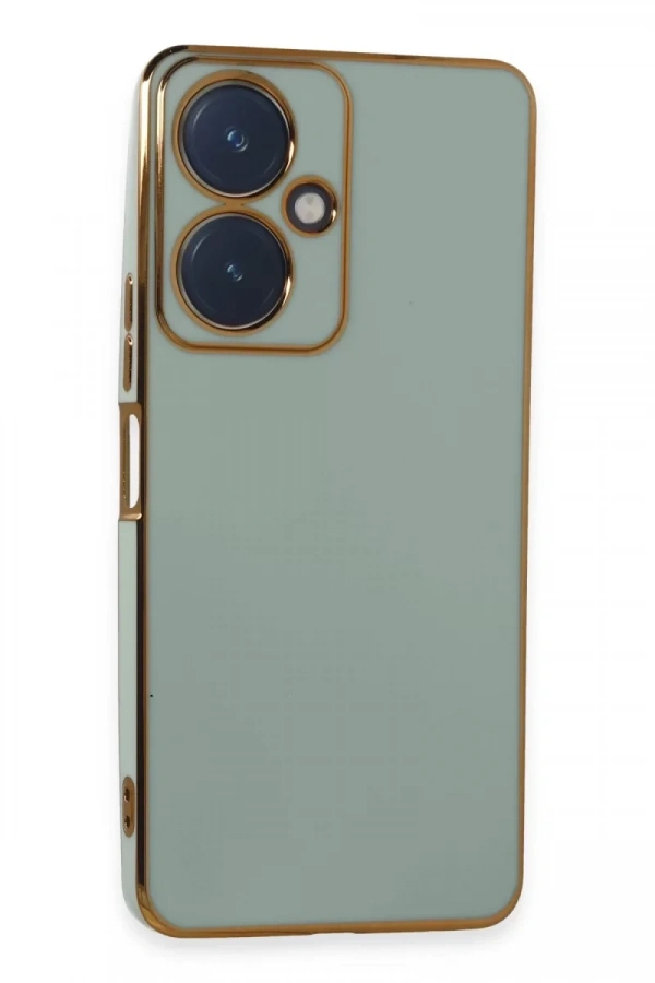Vivo Y27 Kılıf Volet Silikon - Açık Yeşil
