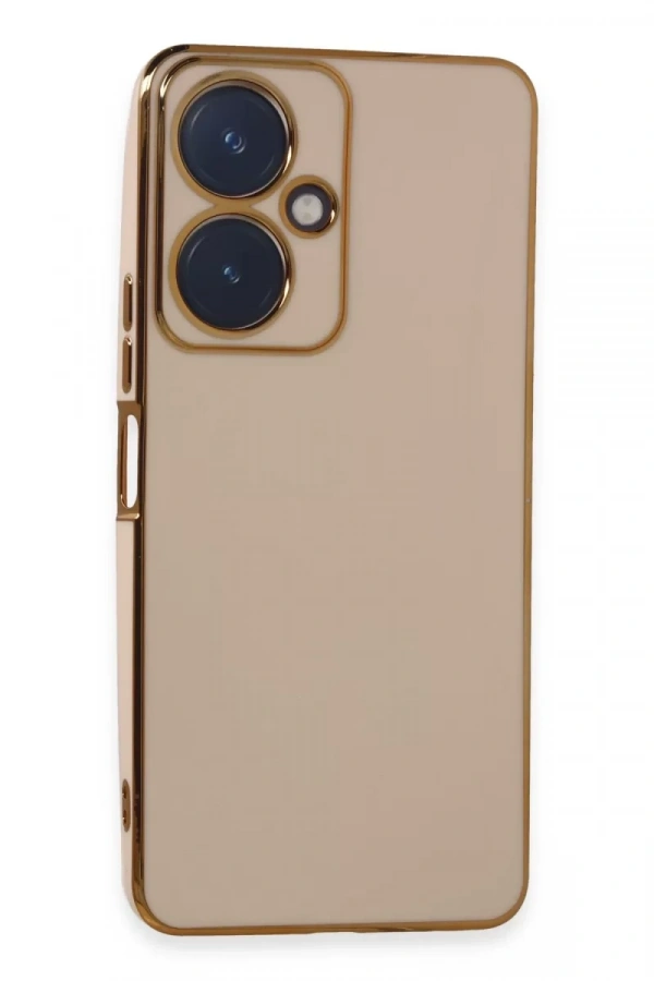 Vivo Y27 Kılıf Volet Silikon - Pembe