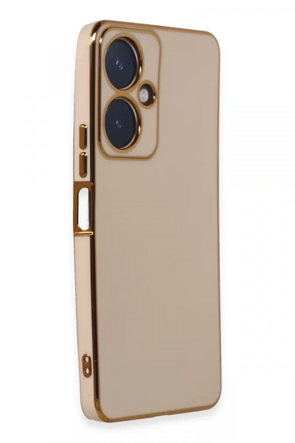 Vivo Y27 Kılıf Volet Silikon - Pembe