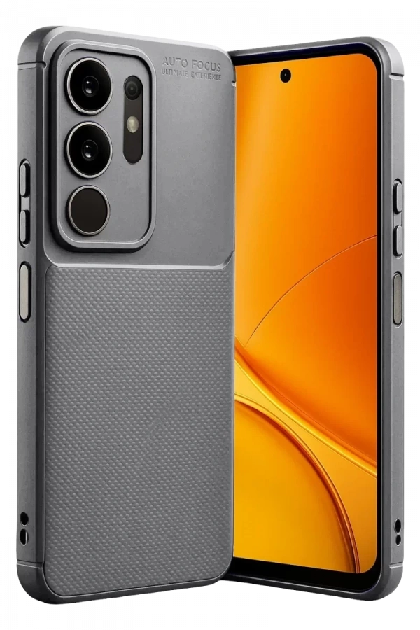 Vivo Y29 4G Auto Focus Karbon Kapak - Gri