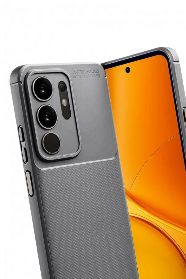 Vivo Y29 4G Auto Focus Karbon Kapak - Gri