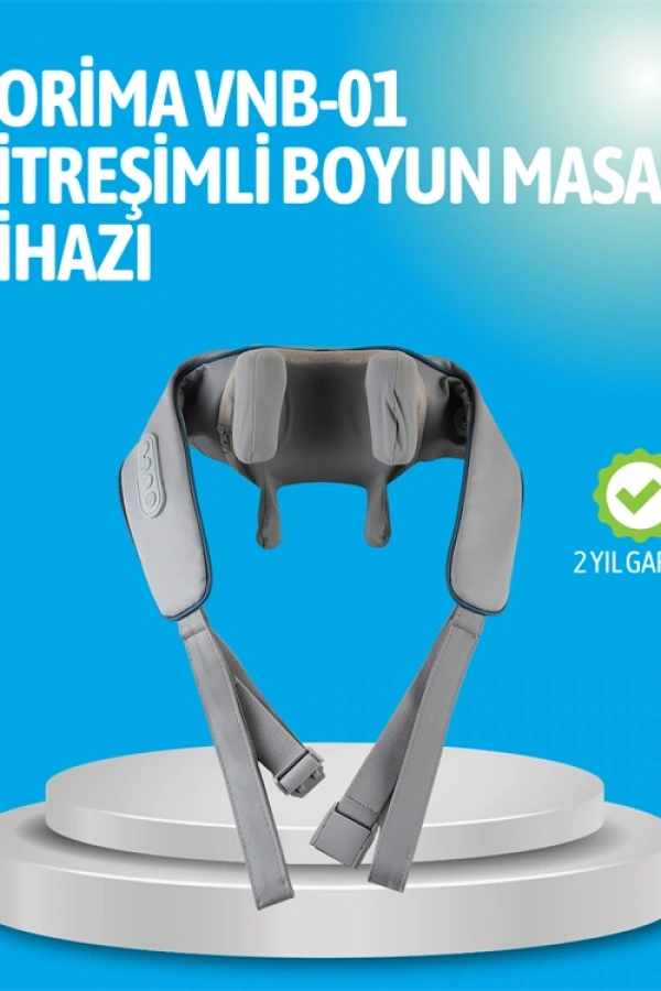VNB-01 Titreşimli Boyun Masaj Aleti Gri Renk