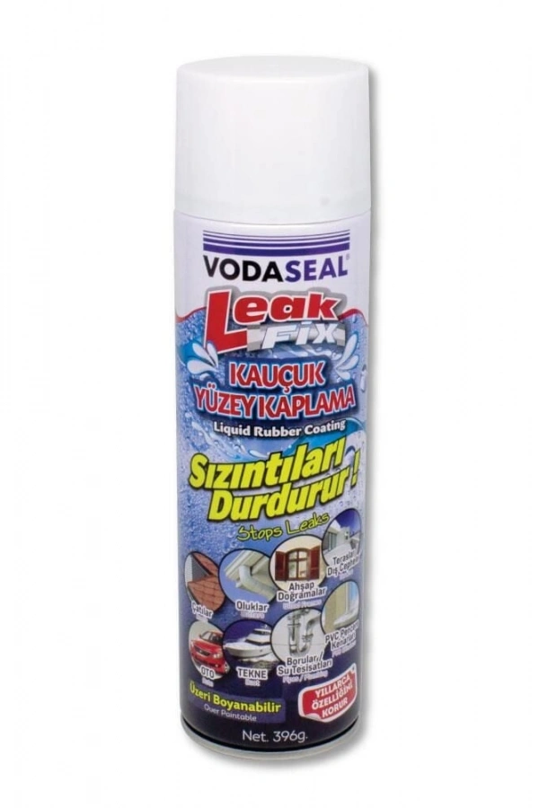 Vodaseal Leak Fix Kauçuk İzolasyon Spreyi 396 gr Beyaz