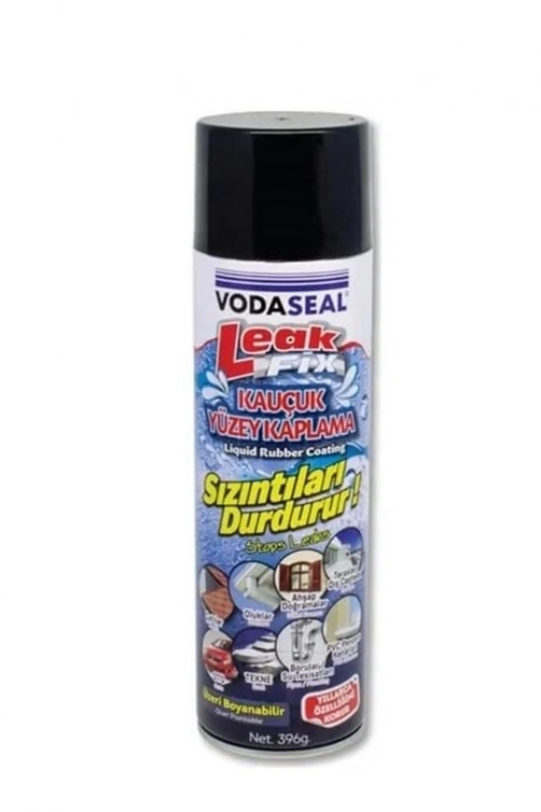 Vodaseal Leak Fix Kauçuk İzolasyon Spreyi 396 gr Siyah