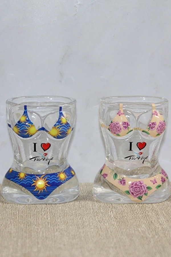 Vücut Tasarımı Cam Shot Bardak