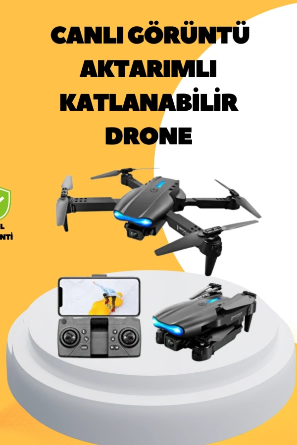 Wifi FPV Canlı Görüntü Aktarımlı Katlanabilir Drone