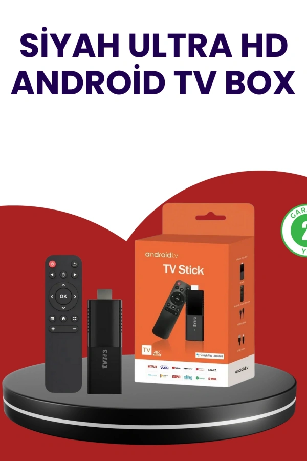 WiFi ve Bluetooth Destekli Android TV Dönüştürücü Stick