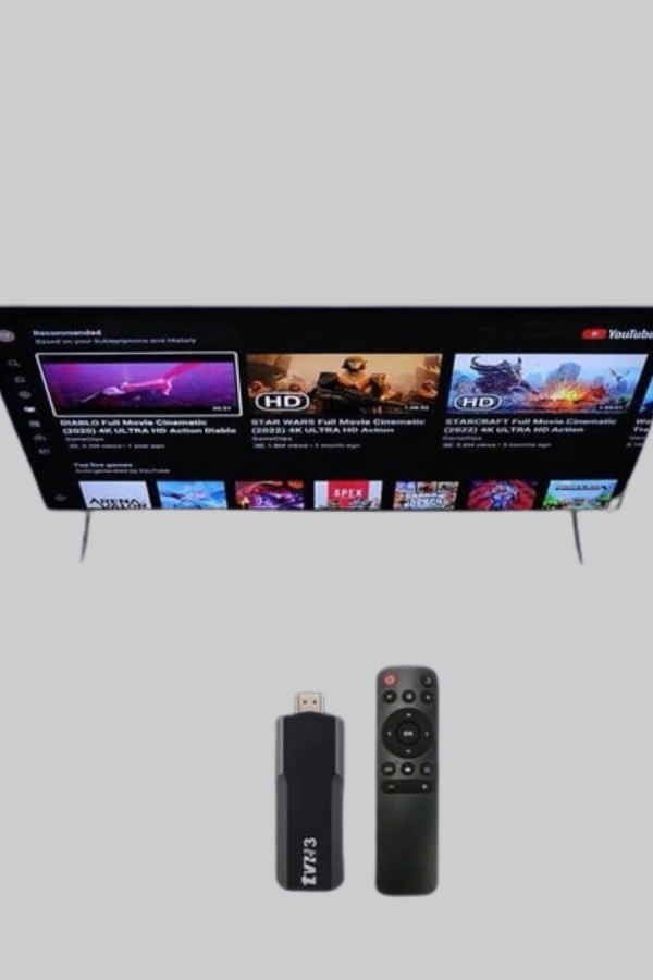 WiFi ve Bluetooth Destekli Android TV Dönüştürücü Stick