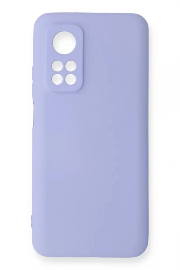Xiaomi Mi 10T Kılıf Nano içi Kadife Silikon - Lila