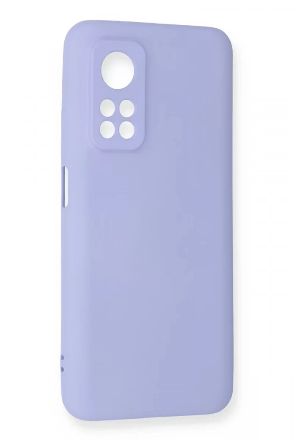 Xiaomi Mi 10T Kılıf Nano içi Kadife Silikon - Lila