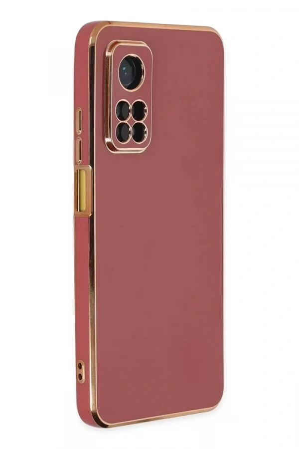 Xiaomi Mi 10T Kılıf Volet Silikon - Kırmızı