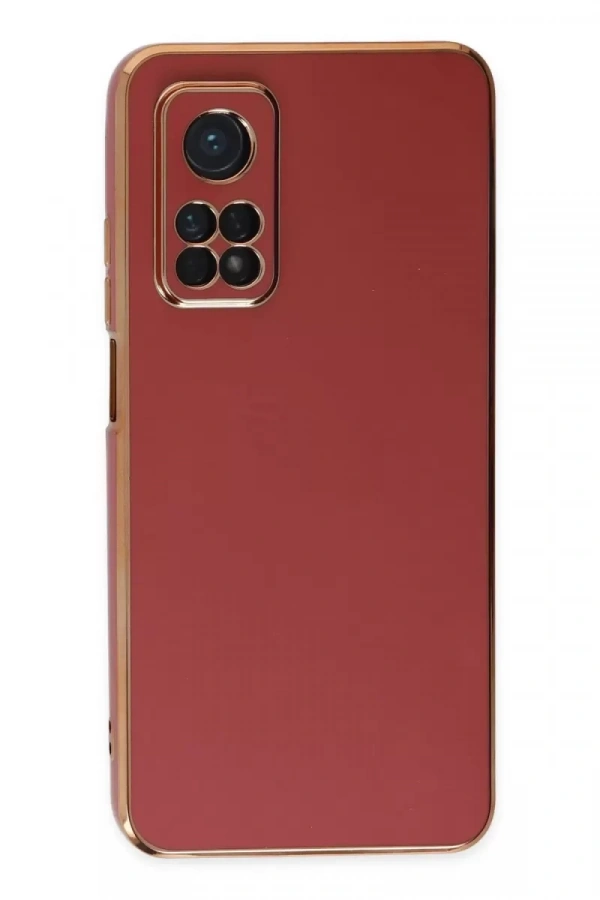 Xiaomi Mi 10T Kılıf Volet Silikon - Kırmızı