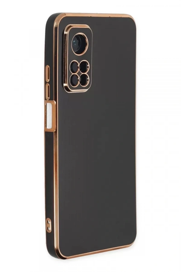 Xiaomi Mi 10T Kılıf Volet Silikon - Siyah