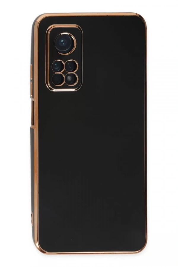 Xiaomi Mi 10T Kılıf Volet Silikon - Siyah