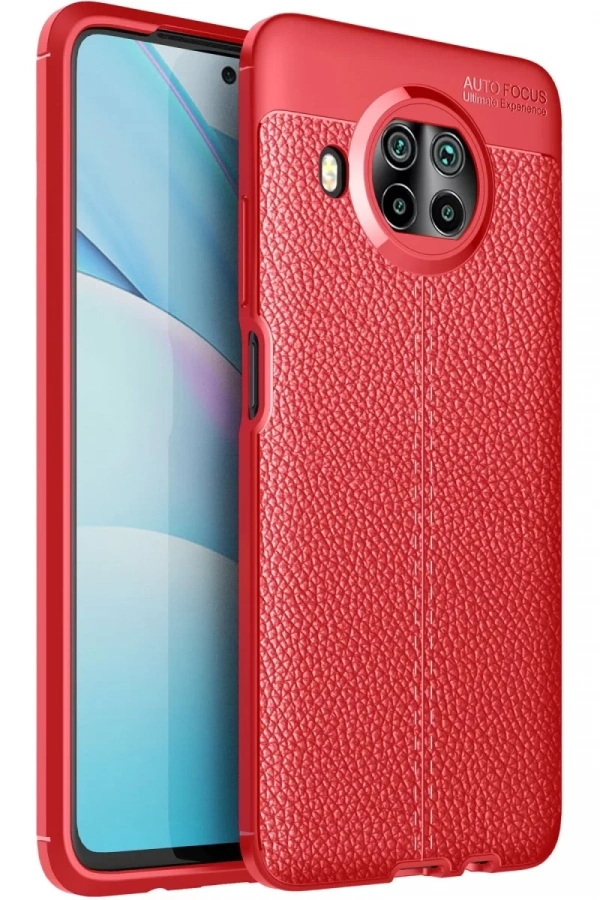Xiaomi Mi 10T Lite Kılıf Auto Focus Kapak - Kırmızı
