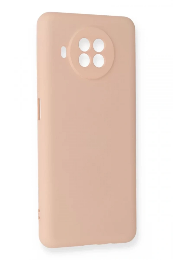 Xiaomi Mi 10T Lite Kılıf Nano içi Kadife Silikon - Pudra