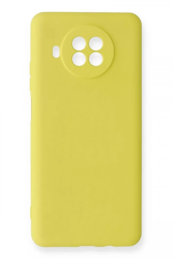 Xiaomi Mi 10T Lite Kılıf Nano içi Kadife Silikon - Sarı