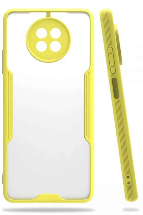 Xiaomi Mi 10T Lite Kılıf Platin Silikon - Sarı