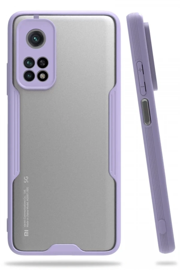 Xiaomi Mi 10T Pro Kılıf Platin Silikon - Lila