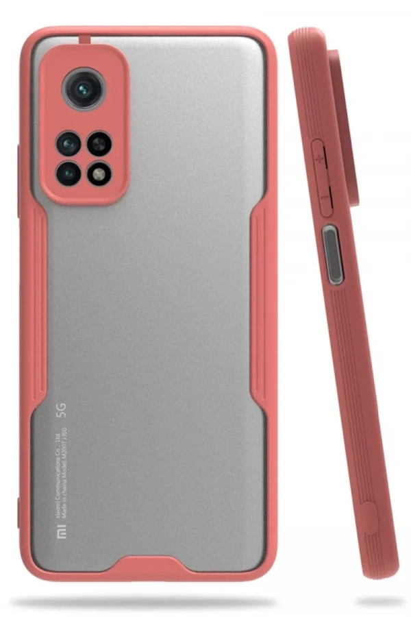 Xiaomi Mi 10T Pro Kılıf Platin Silikon - Pembe
