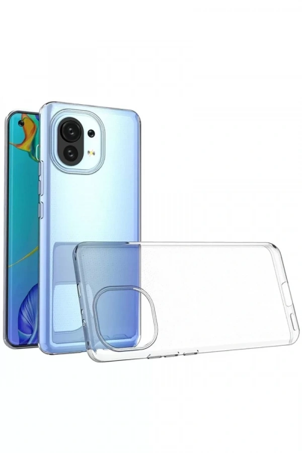 Xiaomi Mi 11 Kılıf Lüx Şeffaf Silikon