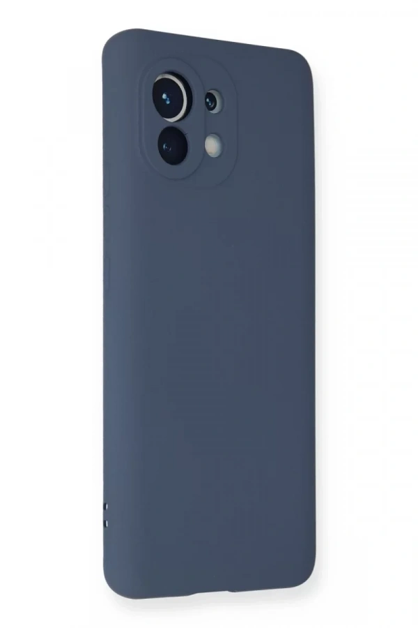 Xiaomi Mi 11 Kılıf Nano içi Kadife Silikon - Gri