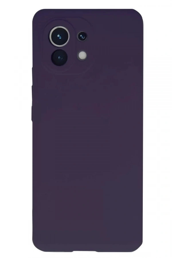 Xiaomi Mi 11 Kılıf Nano içi Kadife Silikon - Mor