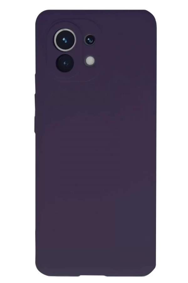 Xiaomi Mi 11 Kılıf Nano içi Kadife Silikon - Mor