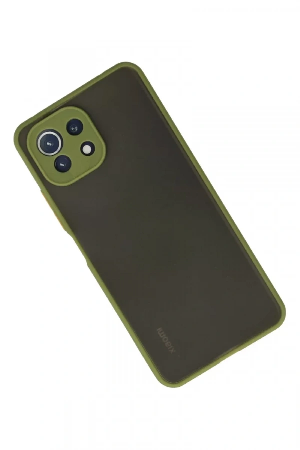 Xiaomi Mİ 11 Lite Kılıf Montreal Silikon Kapak - Açık Yeşil