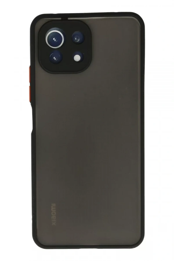 Xiaomi Mİ 11 Lite Kılıf Montreal Silikon Kapak - Siyah
