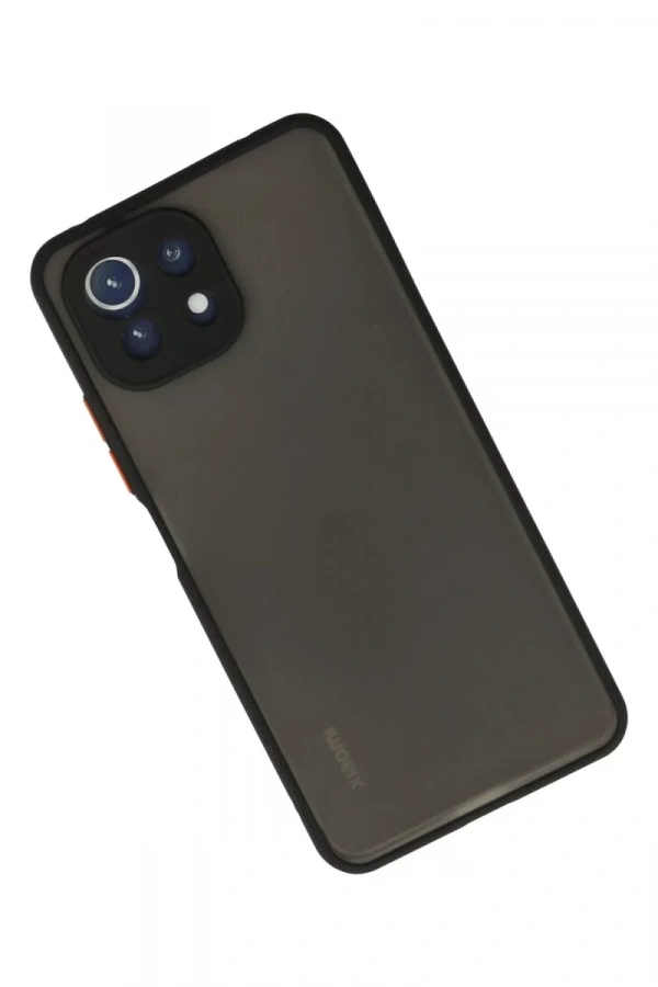 Xiaomi Mİ 11 Lite Kılıf Montreal Silikon Kapak - Siyah