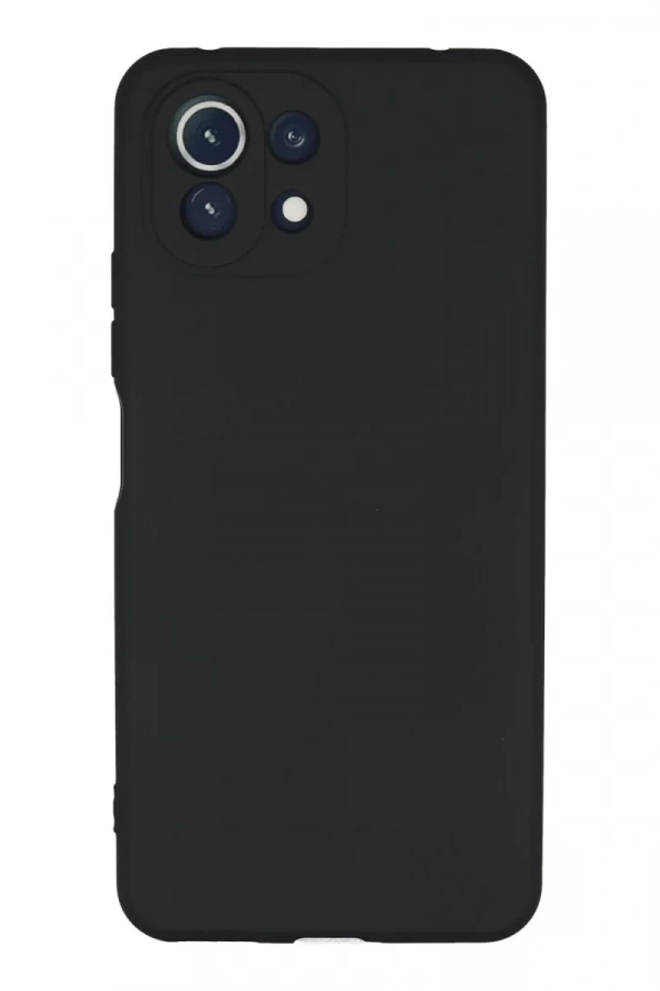 Xiaomi Mİ 11 Lite Kılıf Nano içi Kadife Silikon - Lacivert