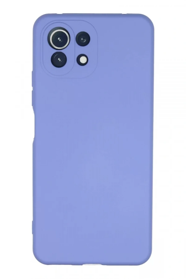 Xiaomi Mİ 11 Lite Kılıf Nano içi Kadife Silikon - Lila