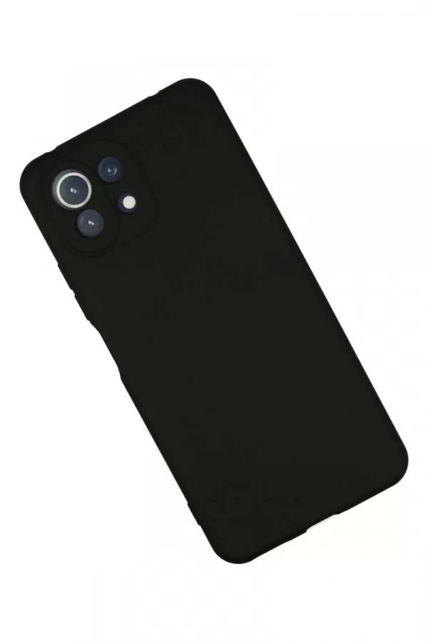 Xiaomi Mİ 11 Lite Kılıf Nano içi Kadife Silikon - Siyah