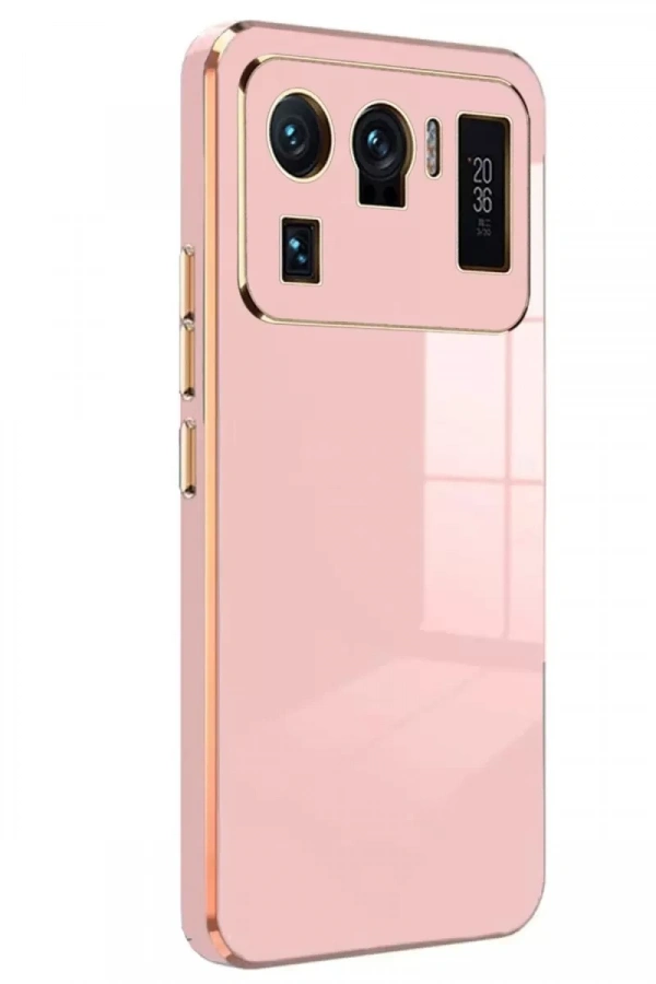 Xiaomi Mi 11 Ultra Kılıf Volet Silikon - Pembe