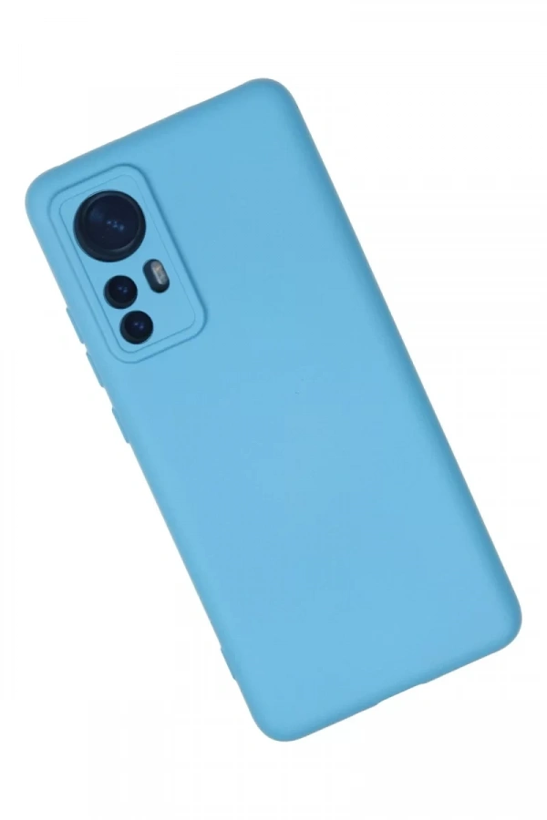 Xiaomi Mi 12 Kılıf Nano içi Kadife Silikon - Mavi