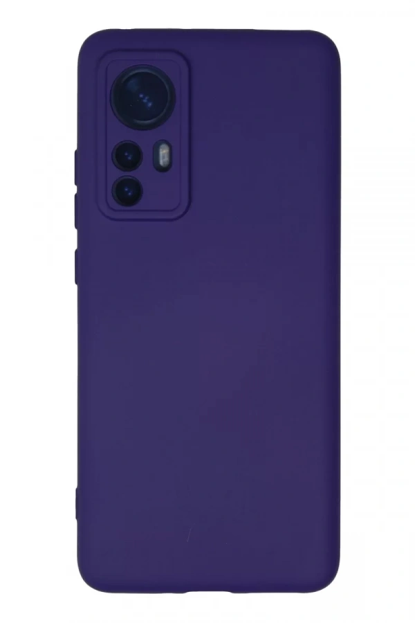 Xiaomi Mi 12 Kılıf Nano içi Kadife Silikon - Mor