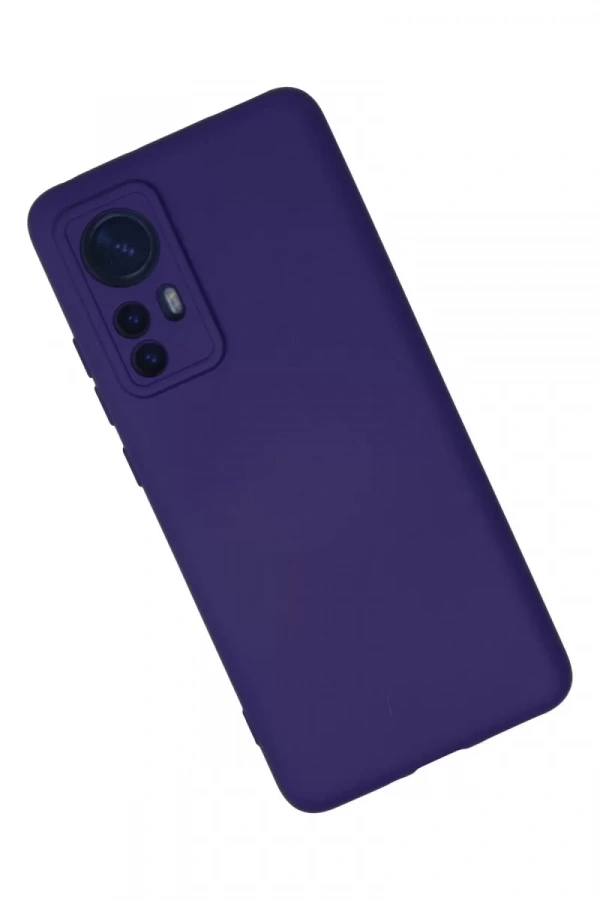 Xiaomi Mi 12 Kılıf Nano içi Kadife Silikon - Mor