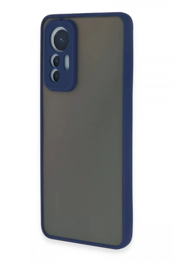 Xiaomi Mi 12 Lite Kılıf Montreal Silikon Kapak - Lacivert