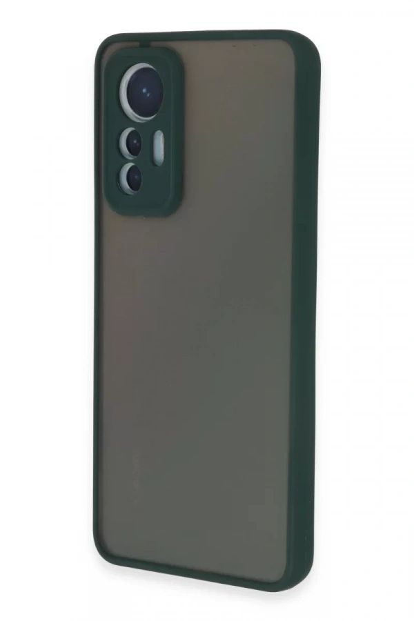 Xiaomi Mi 12 Lite Kılıf Montreal Silikon Kapak - Yeşil