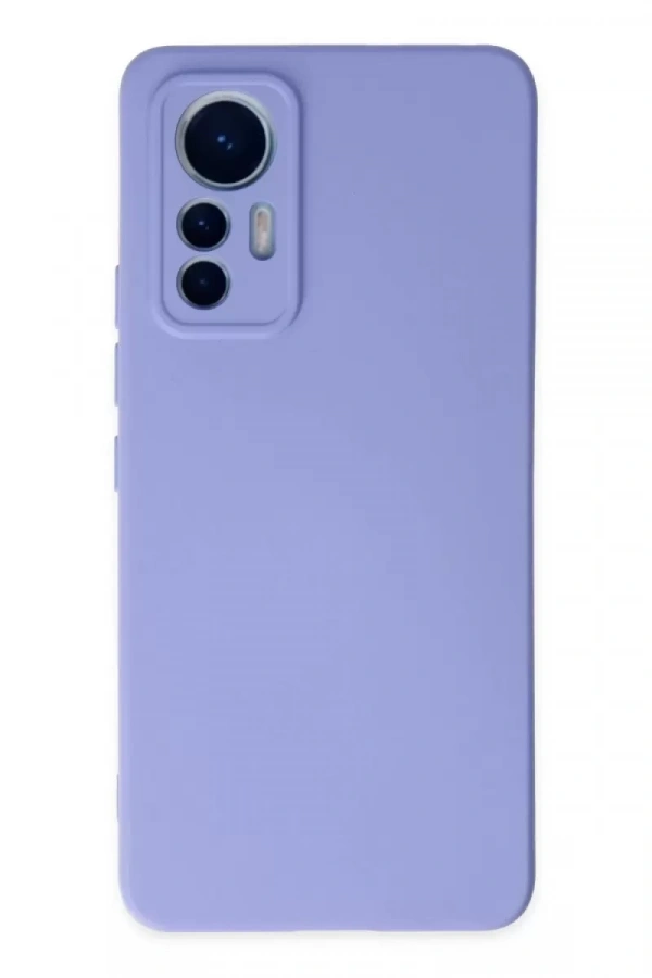 Xiaomi Mi 12 Lite Kılıf Nano içi Kadife Silikon - Lila