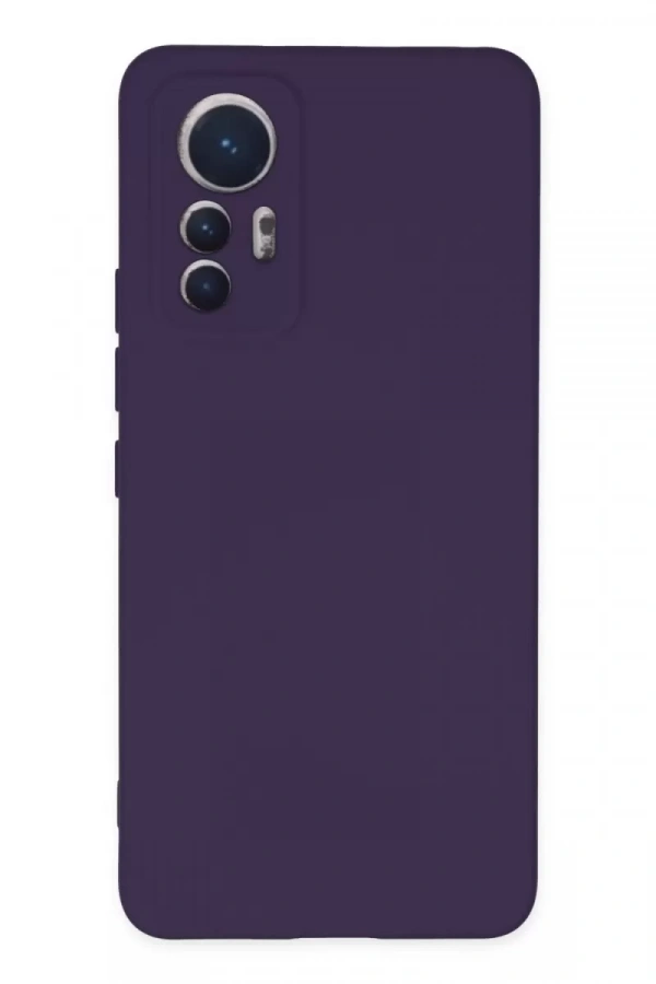 Xiaomi Mi 12 Lite Kılıf Nano içi Kadife Silikon - Mor