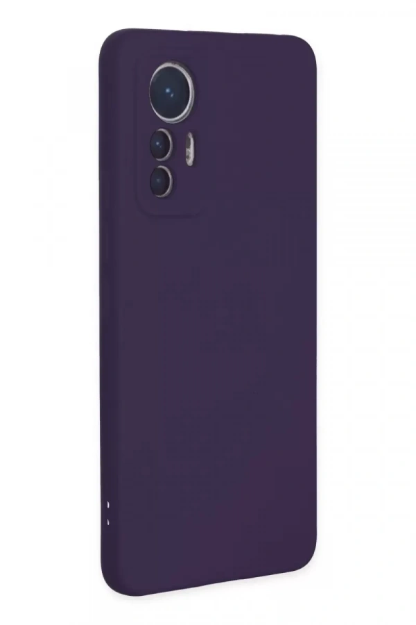 Xiaomi Mi 12 Lite Kılıf Nano içi Kadife Silikon - Mor