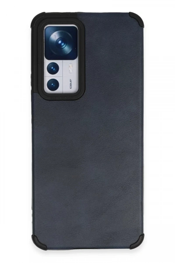 Xiaomi Mi 12T Kılıf Loop Deri Silikon - Lacivert