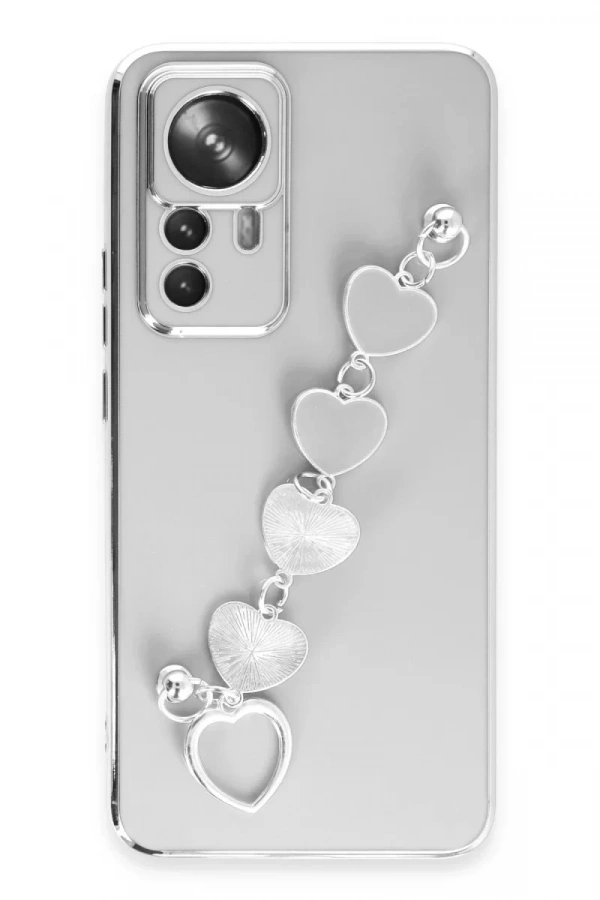 Xiaomi Mi 12T Pro Kılıf Esila Silikon - Beyaz
